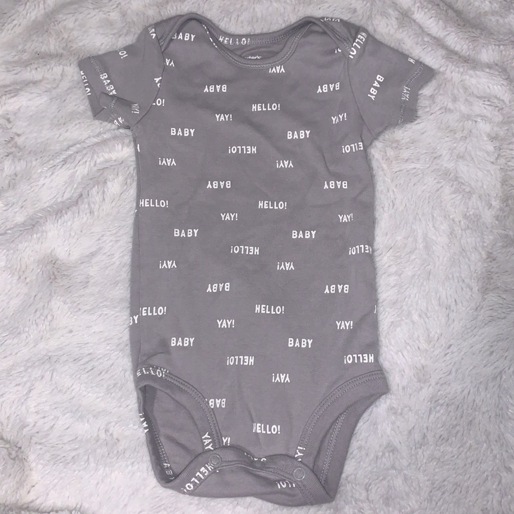 (3 for $10) Carterโs gender Neutral bodysuit